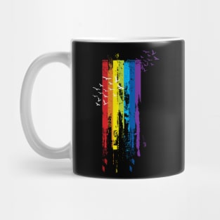 Rainbow Bird Mug